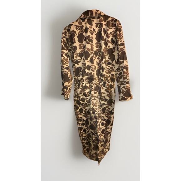 Vtg Duck Bay Duck Coveralls Camo Cotton Unlined Size M 80s 90s Hunting Gear READ - Picture 6 of 16